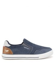 Mustang Tenisówki 4198-402 Granatowy. Niebieskie trampki Mustang, m, bez wzorów, bez zapięcia. Za 259.99 zł.