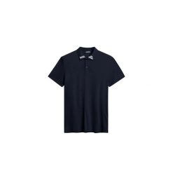 Polo J.Lindeberg Classic. Niebieskie koszulki polo J.LINDEBERG, m, bez wzorów, bez kołnierzyka, bez ramiączek, na golfa. Za 448.00 zł.