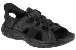 Sandały męskie, Slip-Ins: Revolted SS - Merrick. Brązowe sandały Skechers, z materiału, bez zapięcia. Za 334.95 zł.