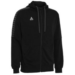 Bluza dresowa męska rozpinana z kapturem Select ZIP Hoody TORINO czarna. Czarne bluzy Select, m, bez wzorów, z dresówki, z kapturem. W wyprzedaży za 192.30 zł.
