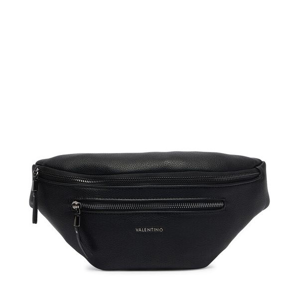 Nerka Valentino. Czarne saszetki i nerki Valentino, bez wzorów. Za 399.99 zł.