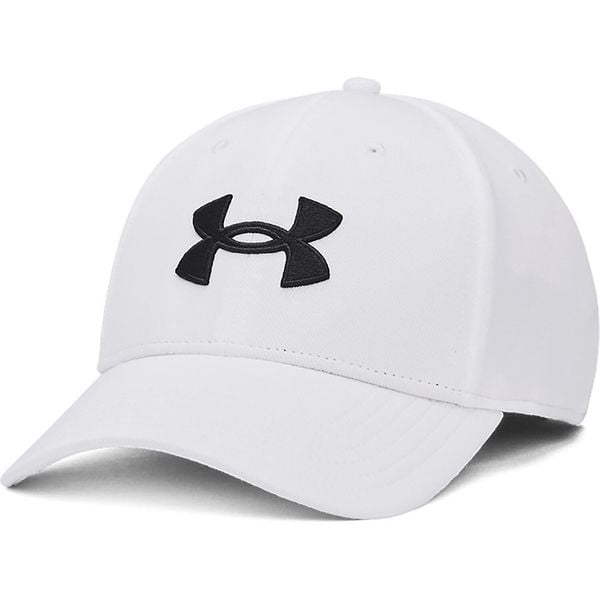 Czapka Under Armour Blitzing Cap, Dla obu płci. Białe czapki z daszkiem Under Armour, bez wzorów, z materiału. Za 128.10 zł.