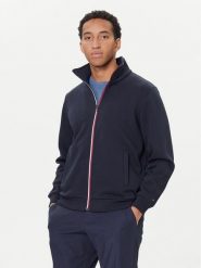 Tommy Hilfiger Bluza Global Stripe MW0MW40481 Granatowy Regular Fit. Niebieskie bluzy Tommy Hilfiger, l, bez wzorów, z bawełny, bez kaptura. Za 519.99 zł.