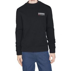 Bluza męska Napapijri B-Kasba C. Czarne bluzy Napapijri, m, bez wzorów, bez kaptura. Za 269.99 zł.