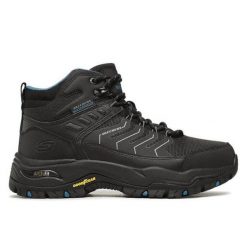 Buty trekkingowe męskie SKECHERS ARCH FIT DAWSON skóra. Szare trekkingi Skechers, bez wzorów, ze skóry, bez zapięcia. Za 380.00 zł.