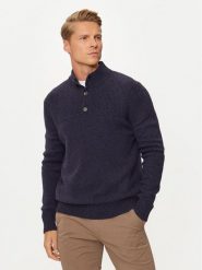 United Colors Of Benetton Sweter 103MU201K Granatowy Regular Fit. Niebieskie swetry rozpinane United Colors Of Benetton, l, bez wzorów, z wełny, bez kołnierzyka, bez ramiączek. Za 429.99 zł.
