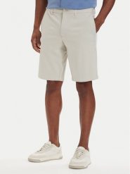 BOSS Szorty materiałowe S_Commuter-J 50511436 Beżowy jasny Slim Fit. Brązowe szorty Boss, m, bez wzorów, z materiału. Za 599.99 zł.