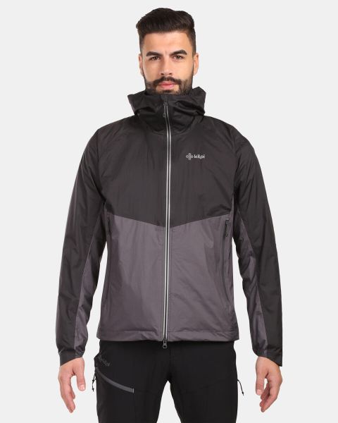 Męska kurtka hardshell Kilpi HURRICANE-M. Czarne kurtki Kilpi, na zimę, l, bez wzorów, z hardshellu, bez kaptura. Za 731.89 zł.