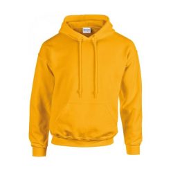 Bluza z kapturem Gildan Heavy Blend ®. Żółte bluzy z kapturem GILDAN, l, bez wzorów, z bawełny, z kapturem. Za 83.80 zł.