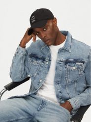 Calvin Klein Jeans Czapka z daszkiem Seasonal Printed LV04G5036G Czarny. Czarne czapki z daszkiem Calvin Klein Jeans, bez wzorów, z bawełny. Za 99.99 zł.