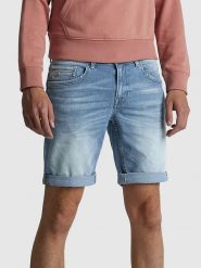 PME Legend Szorty dżinsowe w kolorze niebieskim rozmiar: W31. Niebieskie szorty PME Legend, z aplikacjami, z jeansu, klasyczne. Za 206.45 zł.