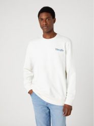 Wrangler Bluza Graphic W652I4W02 112334247 Biały Relaxed Fit. Białe bluzy Wrangler, m, bez wzorów, z bawełny, bez kaptura. Za 159.99 zł.