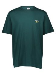 Reebok Koszulka w kolorze ciemnozielonym rozmiar: L. Zielone bezrękawniki Reebok, l, bez wzorów, z bawełny, bez kołnierzyka, bez ramiączek. Za 83.62 zł.