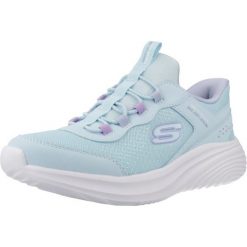 Buty SKECHERS BOUNDER PRO Niebieski. Niebieskie buty trekkingowe Skechers, bez wzorów, z syntetyku, bez zapięcia. Za 216.99 zł.
