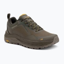 Buty trekkingowe męskie Karrimor Merlin Low. Brązowe buty turystyczne Karrimor, bez wzorów, bez zapięcia, trekkingowe. W wyprzedaży za 364.49 zł.