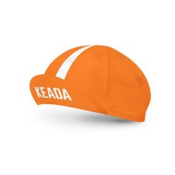 Podstawowa czapka kolarska – pomarańczowa. Brązowe czapki z daszkiem KEADA SPORTS, bez wzorów. Za 129.00 zł.