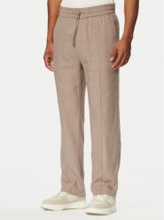 HUGO Spodnie materiałowe Cino 262FW 50562791 Brązowy jasny Straight Fit. Brązowe spodnie materiałowe Hugo, m, bez wzorów, z lyocellu. Za 549.99 zł.