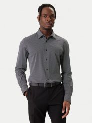 BOSS Koszula P-Hank 50556102 Czarny Slim Fit. Czarne koszule Boss, m, bez wzorów, z syntetyku, bez kołnierzyka, bez ramiączek. Za 749.99 zł.