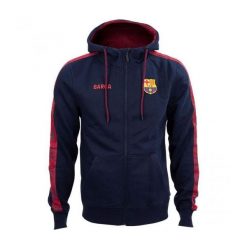 Bluza z kapturem męska FC Barcelona. Niebieskie bluzy z kapturem FC Barcelona, m, bez wzorów, z kapturem. W wyprzedaży za 297.50 zł.