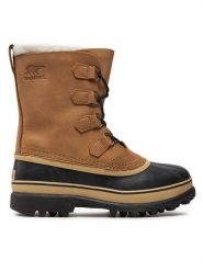 Sorel Śniegowce Caribou NM1000 Brązowy. Brązowe śniegowce Sorel, z nubiku, bez zapięcia. Za 559.00 zł.