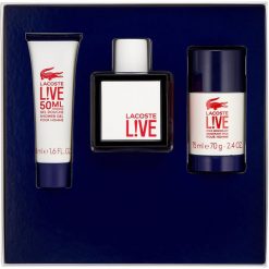 LACOSTE Live Pour Homme Zestaw kosmetyków męskich. Zestawy kosmetyków marki LACOSTE. Za 164.13 zł.