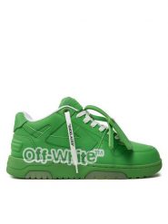 Off-White Sneakersy OMIA189S22LEA0045501 Zielony. Zielone buty sportowe casual Off-White, bez wzorów, ze skóry, bez zapięcia. Za 1,949.00 zł.