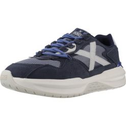 Buty MUNICH NEXA 19 Niebieski. Niebieskie buty trekkingowe munich, bez wzorów, ze skóry, bez zapięcia, trekkingowe. Za 448.99 zł.