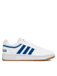 Adidas Sneakersy Hoops 3.0 GY5435 Biały. Białe buty sportowe casual Adidas, bez wzorów, z materiału, bez zapięcia. Za 229.99 zł.