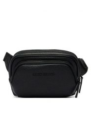 Armani Exchange Nerka XM002032 AF19929 UC001 Czarny. Czarne saszetki i nerki Armani Exchange, bez wzorów, ze skóry. Za 469.99 zł.