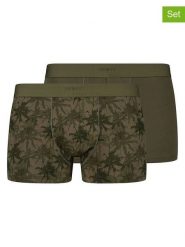 Skiny Bokserki (2 pary) w kolorze khaki rozmiar: M. Brązowe bokserki Skiny, m, bez wzorów. Za 68.95 zł.