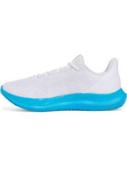 Under Armour Buty w kolorze biało-niebieskim do biegania rozmiar: 47. Białe buty do biegania Under Armour, bez wzorów, z materiału, bez zapięcia, do biegania. Za 173.45 zł.