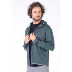 Męska Bluza z Kapturem z 100% Wełny Merino - Maestro/Woolona. Szare bluzy WOOLONA, m, bez wzorów, z wełny, z kapturem. W wyprzedaży za 495.00 zł.