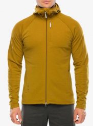 Bluza z kapturem Houdini Aero Houdi. Żółte bluzy z kapturem Houdini, l, bez wzorów, z materiału, z kapturem. Za 698.49 zł.