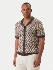 JOOP! Jeans Koszula Diamor 30101667 Brązowy Regular Fit. Brązowe koszule JOOP! Jeans, m, bez wzorów, z bawełny, bez kołnierzyka, bez ramiączek. Za 569.99 zł.