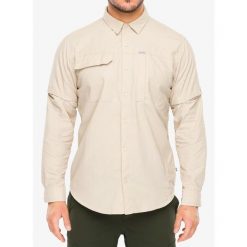 Koszula podróżnicza męska Columbia Skien Valley Long Sleeve Shirt. Brązowe koszule Columbia, m, bez wzorów, bez kołnierzyka, bez ramiączek. Za 361.89 zł.