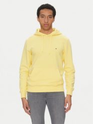 Tommy Hilfiger Bluza Essential MW0MW37235 Żółty Regular Fit. Żółte bluzy Tommy Hilfiger, m, bez wzorów, z bawełny, bez kaptura. Za 309.99 zł.