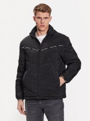 Tommy Jeans Kurtka przejściowa Tape Detail DM0DM16578 Czarny Regular Fit. Czarne kurtki Tommy Jeans, m, bez wzorów, z jeansu, bez kaptura. Za 509.99 zł.