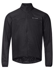 Kurtka rowerowa M Matera Air Jacket. Czarne kurtki Vaude, m, bez wzorów, z materiału, bez kaptura. Za 365.35 zł.