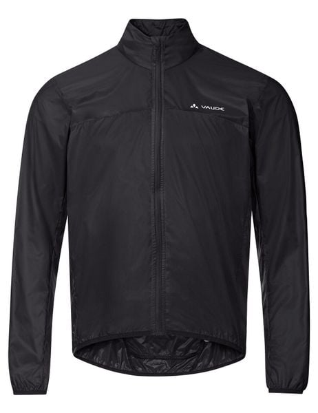 Kurtka rowerowa M Matera Air Jacket. Czarne kurtki Vaude, m, bez wzorów, z materiału, bez kaptura. Za 365.35 zł.