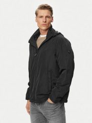 BOSS Wiatrówka H-Carlen 50564402 Czarny Regular Fit. Czarne płaszcze Boss, m, bez wzorów, z syntetyku, bez kaptura. Za 1,699.00 zł.