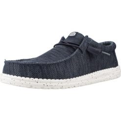 Buty HEY DUDE WALLY STRETCH SOX Niebieski. Niebieskie buty trekkingowe PRO BRANDS, bez wzorów, z tkaniny, bez zapięcia. Za 283.99 zł.