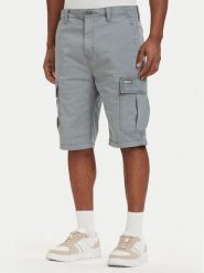 Tommy Jeans Szorty materiałowe Otis DM0DM22831 Szary Regular Fit. Szare szorty Tommy Jeans, m, bez wzorów, z bawełny. Za 349.99 zł.