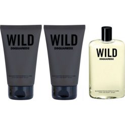 3-częściowy zestaw "Wild" - EDT, żel pod prysznic (2 szt.). Perfumy męskie marki Perfumy. W wyprzedaży za 89.95 zł.