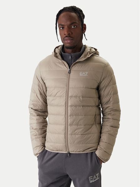 EA7 Emporio Armani Kurtka puchowa 8NPB24 PNGPZ U6167 Beżowy Regular Fit. Brązowe kurtki EA7 Emporio Armani, m, bez wzorów, z puchu, bez kaptura. Za 839.99 zł.