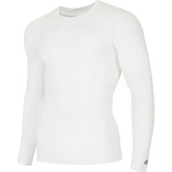 Longsleeve baselayer 4FPro TSMLF401 - biały allover. Bielizna termoaktywna marki 4F. W wyprzedaży za 69.99 zł.