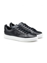 LLOYD Skórzane sneakersy w kolorze granatowym rozmiar: 44. Niebieskie buty sportowe casual Lloyd, bez wzorów, bez zapięcia. Za 439.45 zł.