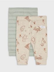 Bawełniane legginsy 2 pack Winnie the Pooh - kremowy. Białe legginsy długie sportowe Sinsay, l, bez wzorów, z bawełny. Za 22.99 zł.