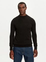 Brave Soul Sweter MK-230TURTLE1 Czarny Regular Fit. Czarne swetry rozpinane Brave Soul, m, bez wzorów, z bawełny, bez kołnierzyka, bez ramiączek. Za 39.99 zł.