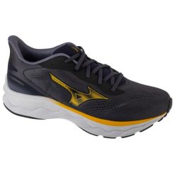 Buty do biegania męskie, Wave Serene 2. Szare buty do biegania Mizuno, bez wzorów, bez zapięcia, do biegania, mizuno wave. Za 419.99 zł.