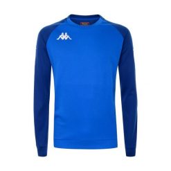 Bluza Kappa Parme. Niebieskie bluzy Kappa, bez wzorów, bez kaptura. W wyprzedaży za 145.90 zł.